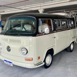 1979 VW Camper restored — exterior front view — Buses'n Bugs classic VW dealer Houston TX