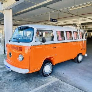 1995 VW Camper restored — exterior front view — Buses'n Bugs classic VW dealer Houston TX